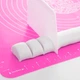 Килимок силіконовий Kitchenio з розміткою Рожевий 40 х 50 см (2000992411196) - зображення 3
