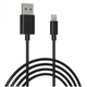 Дата кабель USB 2.0 AM to Lightning 1.0m Cu, 2.1А, Black Grand-X (PL01B) - зображення 3