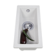 Кухонная мойка гранит PERFELLI ESTO PGE 10-22 WHITE - изображение 3