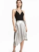 Юбка H&M 0558364 32 Серебристая (KZ2000001254608_KAY2000001254608) - изображение 2
