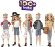 Кукла Создаваемый мир Светлые волнистые волосы Creatable World Deluxe Character Kit Customizable - изображение 4