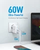 Мережевий зарядний пристрій Anker PowerPort+ Atom III - 60W Power IQ 3.0 White (A2322321/A2322G21) - зображення 2