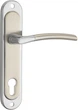 Ручка на планке Linde A-1210-85 SN/CP Матовый никель/полированный хром - изображение 1