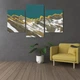 Модульная картина из трех частей Malevich Store Заснеженные Альпы 141x90 см (MK322012) - изображение 5