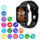 Cмарт-часы Smart Watch Series 6 HW22 Plus черные (уведомления, звонки, голос вызов, беспроводная зарядка) - изображение 1