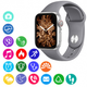 Cмарт-часы Smart Watch Series 6 HW22 Plus серебро (уведомления, звонки, голос вызов, беспроводная зарядка) - изображение 1