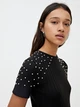 Топ женский Pull & Bear 5234/307/800 XS Черный (SZ05234307800017) - изображение 4