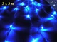 ​Гирлянда штора Водопад 3х3 м 480 LED , светодиодная синяя гирлянда 3 на 3 Штора в пол синий цвет - зображення 2