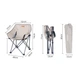 Кресло складное Naturehike NH20JJ022 600D Oxford Cotton/сталь, черный - изображение 2