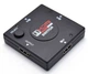 HDMI свитч 2K FULL HD переключает с 3 входов ->1 экран ТВ switcher свич (588076749-1) Черный - изображение 7