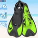 Спортивные ласты для плаванья VelaSport Starfish (34/35) для дайвинга, снорклинга, бассейна, подводной охоты с Закрытой пяткой Детские и взрослые Green - изображение 1