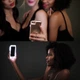 Противоударный чехол с подсветкой Case-Mate Allure Selfie Case для Iphone 6/6S/7/8/SE 2020 Black - зображення 3