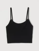 Топ H&M Ж1079417 (08753503) цвет черный S - изображение 1