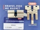 Abus Bravus 3500 MX Magnet ключ/ключ (Германия) 200 мм 40х160 - изображение 2