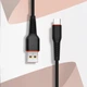 Кабель USB Type-C SkyDolphin S54T Soft 1 м – зарядка и передача данных, 2,4 А(DL_E7E9B1BADDAA) - изображение 2