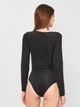 Боди-футболка женская H&M 8396570sm M Черная (2030000175277) - изображение 2