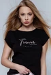 Пижама хлопковая с брюками в леопардовый принт Forever Sensis XL Черный/розовый 43958364 - зображення 3