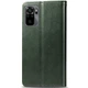 Кожаный чехол-книжка GETMAN Gallant (PU) для Xiaomi Redmi Note 10 / Note 10s Зеленый - изображение 4