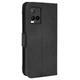 Чохол-книжка з кишеньками Deexe Wallet Stand для VIVO Y33s / Y21 / Y21s - Black - зображення 3
