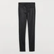 Джинсы Skinny женские H&M 0706016_блестят 32 Черные (KAY2000001262818) - изображение 1