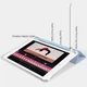 Силиконовый чехол обложка Transparent + Pencil Holder BBM1 для iPad 10.2" 2019/2020/2021 Голубой - изображение 5