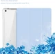 Силиконовый чехол обложка Transparent + Pencil Holder BBM1 для iPad 10.2" 2019/2020/2021 Голубой - изображение 6