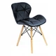 Стул JUMI Scandinavian Design (эко-кожа) Black - изображение 4