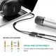 ​Аудио кабель сплиттер Ugreen 3.5 mm male to 2×3.5 mm female splitter cable ABS 30620 black - зображення 5