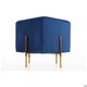 Пуф AMF Ritz Blue / Golden Chrom 547478 - изображение 6