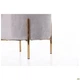 Пуф AMF Mylene Grey / Golden Chrom 547477 - изображение 2