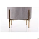 Пуф AMF Mylene Grey / Golden Chrom 547477 - изображение 7