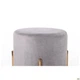 Пуф AMF Mylene Grey / Golden Chrom 547477 - изображение 9