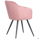 Кресло AMF Lynette black/canyon rose 545863 - зображення 3