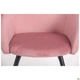 Кресло AMF Lynette black/canyon rose 545863 - зображення 10