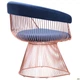 Кресло AMF Roller, rose gold, royal blue 545679 - зображення 3