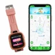 Детские Умные Смарт Часы Baby Smart Watch Df45 Gps + Wifi + Anti Lost Edition Персиковые - изображение 3