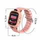 Детские Умные Смарт Часы Baby Smart Watch Df45 Gps + Wifi + Anti Lost Edition Персиковые - изображение 6