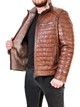 Дубленка мужская из натуральной кожи Epica EZ-021 Wisky 4XL коричневая - изображение 3