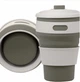Складная силиконовая чашка Collapsible Coffe Cup 350 ml Серая - изображение 8