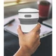 Складная силиконовая чашка Collapsible Coffe Cup 350 ml Серая - изображение 9