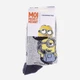 Дитячі шкарпетки бавовняні Disney Minions 37014-1 27-30 Сірі (3349610002811) - зображення 2