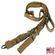 Ремінь для зброї Condor STRYKE Tactical Sling US1009 Coyote Brown - зображення 1