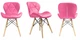Крісло JUMI Scandinavian Design (эко-шкіра) Pink - зображення 3