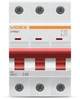 Автоматический выключатель VIDEX RS4 Resist 3п 40А 4.5кА тип С (VF-RS4-AV3C40) - изображение 2