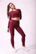 Лосины Superstacy STRONGFIT L марсаловые (SS2495-01) - изображение 8