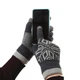 Рукавички ArmorStandart Touch Gloves Snowflake з орнаментом light grey (ARM59995) - зображення 3
