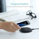 Бездротове зарядний пристрій Anker 10W Qi Fast Charger Black - зображення 6