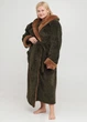 Халат женский махровый длинный Батал Хаки/Коричневый Maybel 5XL (1433_6) - изображение 1