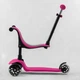Дитячий Самокат триколісний Best Scooter PL-105 PU колеса зі світлом, сидіння, батьківська ручка - зображення 2
