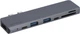 USB-хаб адаптер Ailink Aluminium 7 в 1 USB-C 4K HDMI Card Reader Hub Multi Port AI-CH7D Space Grey - зображення 1